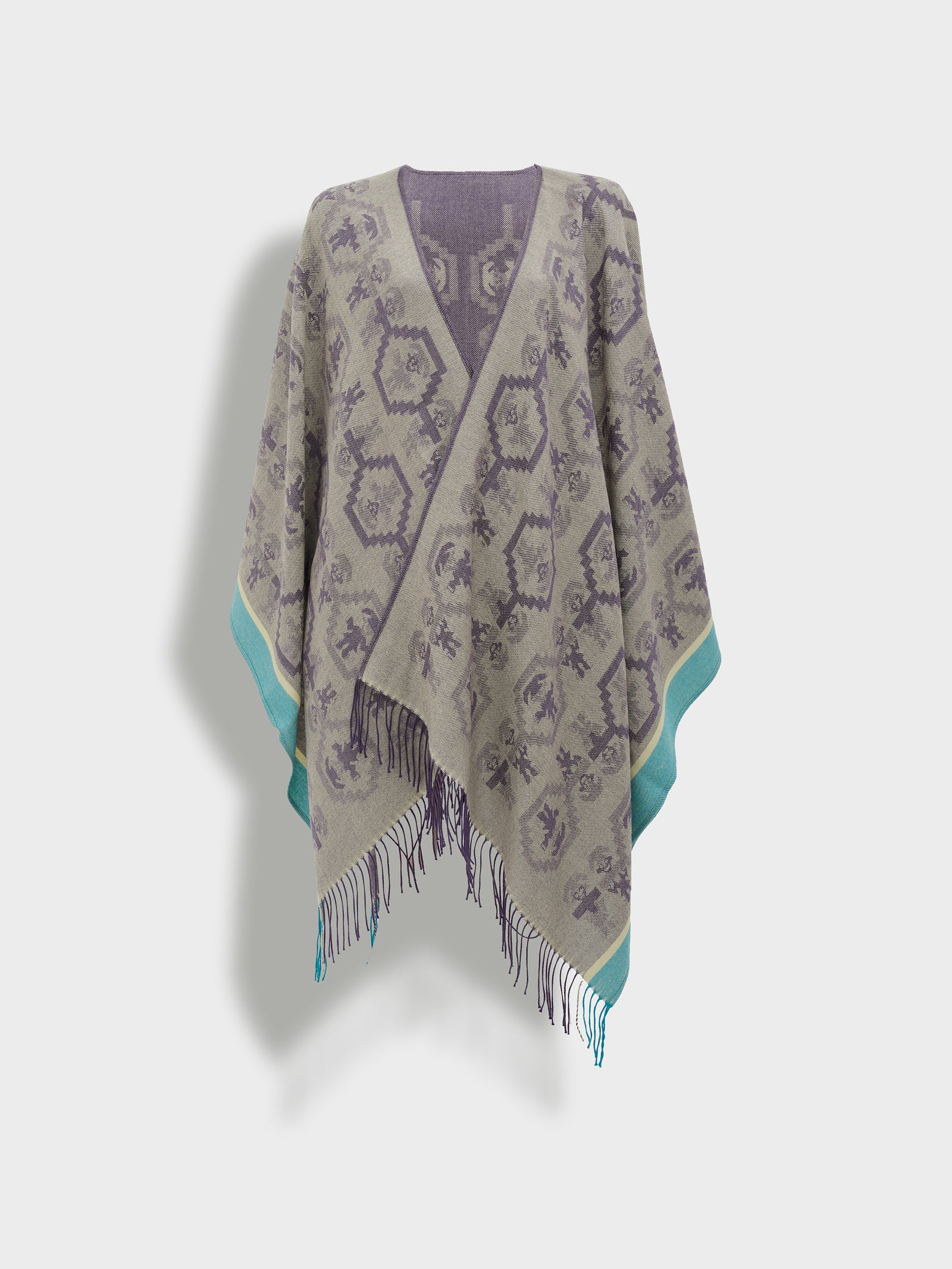 Capa Chimu - 12 De Royal Alpaca Color Morado