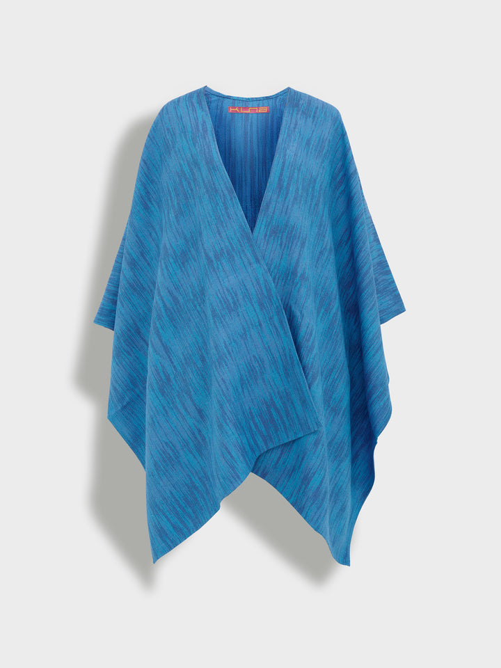 Capa Zareli De Baby Alpaca Color Azul