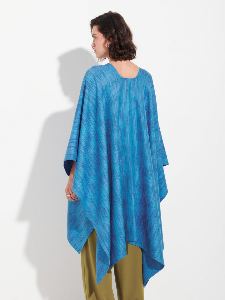 Capa Zareli De Baby Alpaca Color Azul