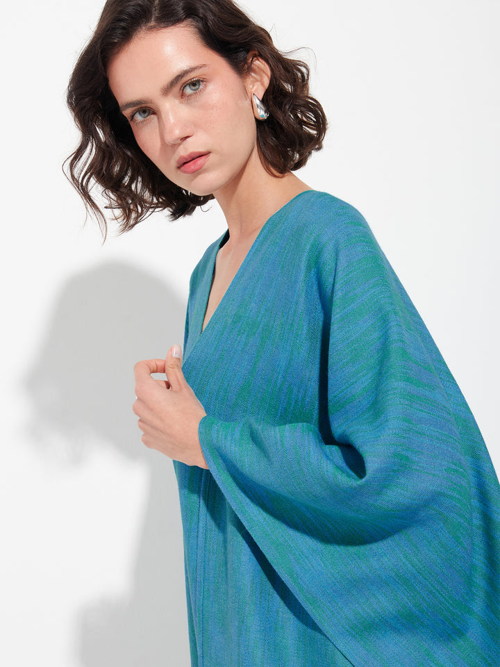 Capa Zareli De Baby Alpaca Color Verde