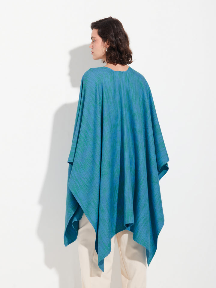 Capa Zareli De Baby Alpaca Color Verde