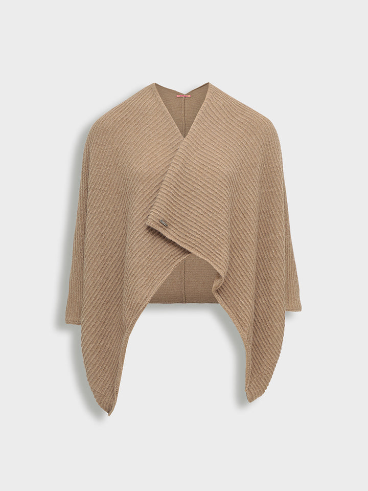 Camel Baby Alpaca Poncho Tinaja