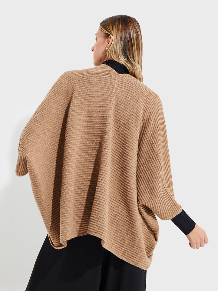 Camel Baby Alpaca Poncho Tinaja
