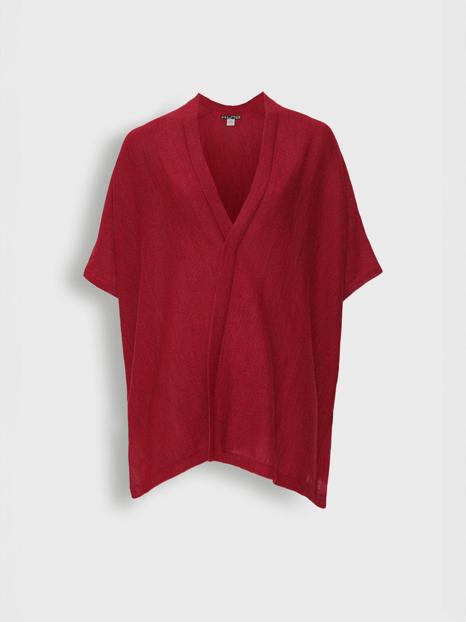 Royal Alpaca Tandem Cape Red Color