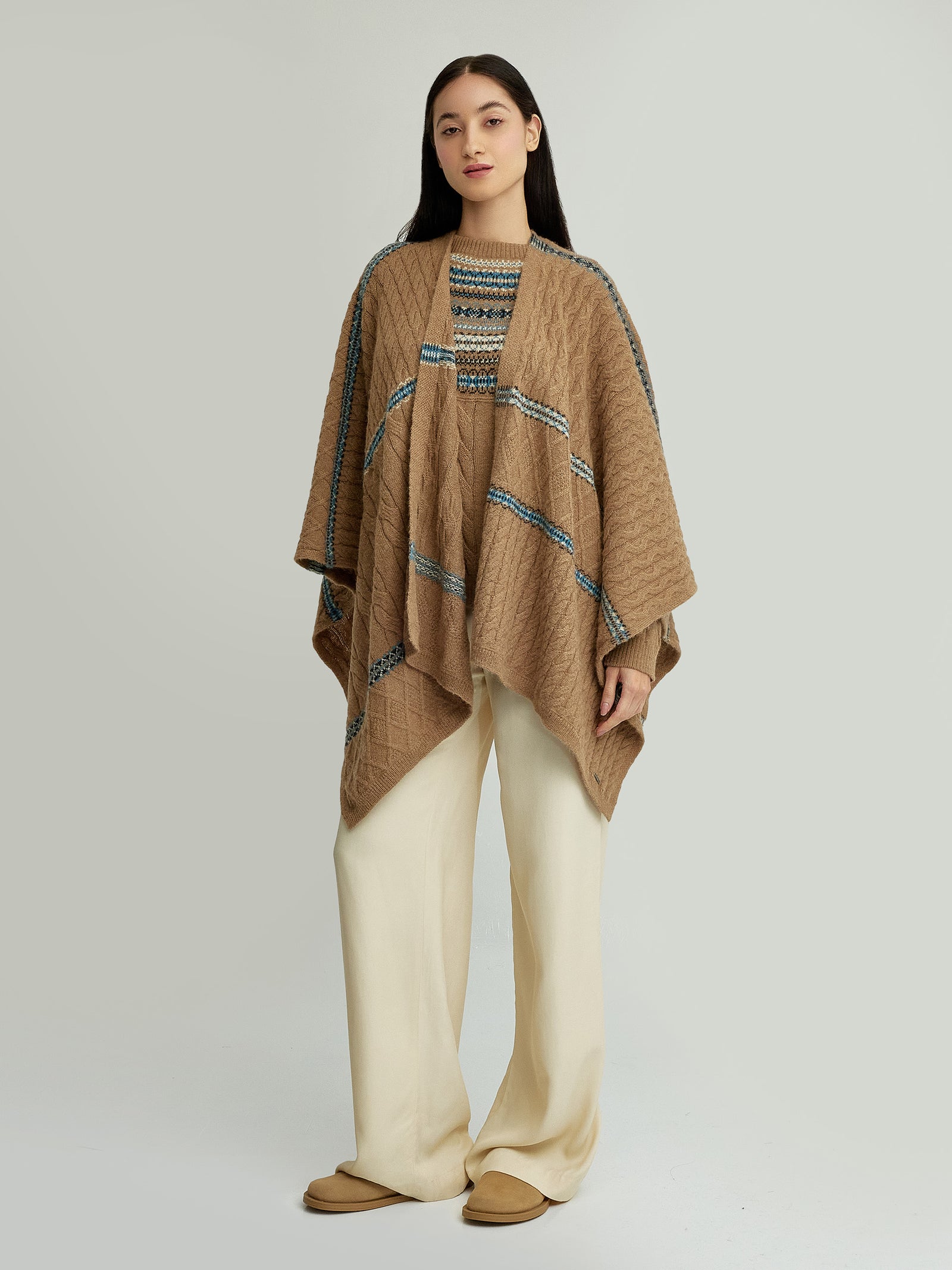 Capa Yael De Baby Alpaca Color Camel