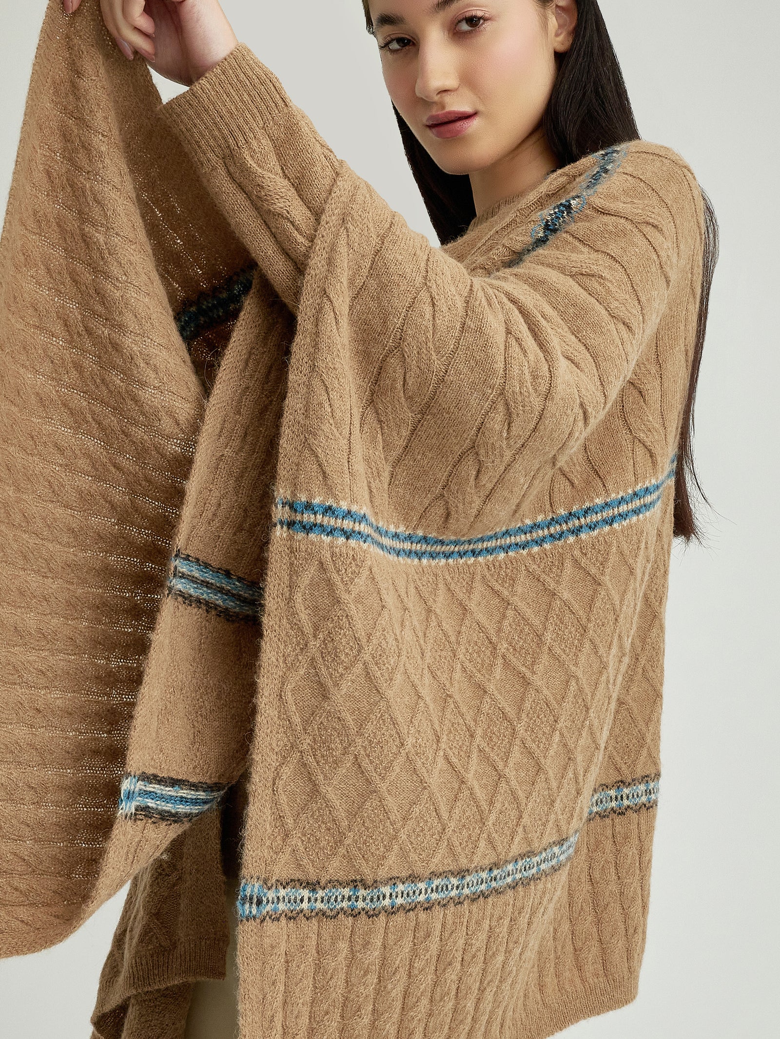 Capa Yael De Baby Alpaca Color Camel