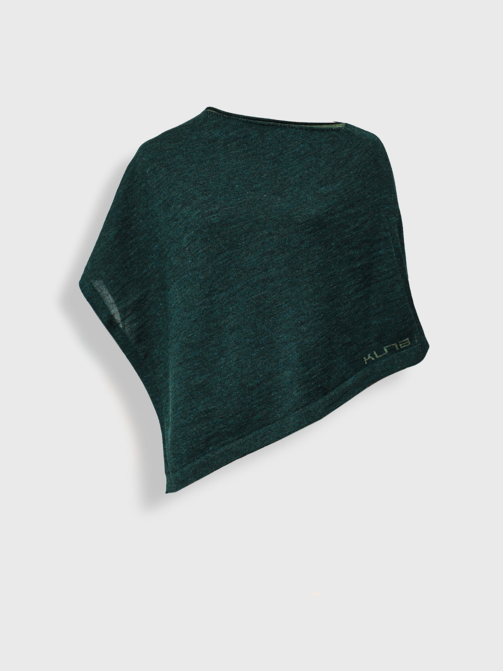 Green Baby Alpaca Yura Poncho