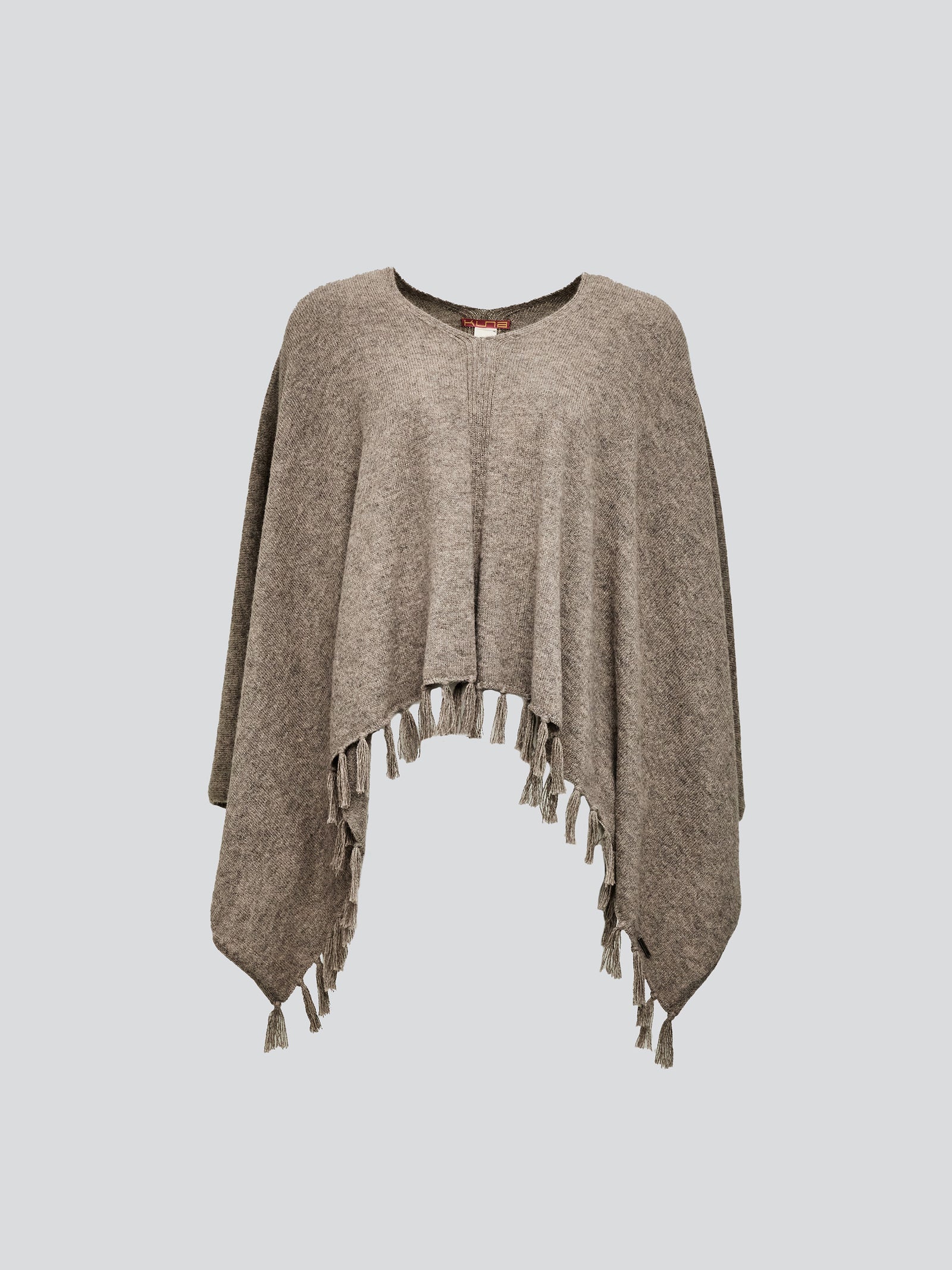 Poncho Scorpio De Baby Alpaca Color Beige