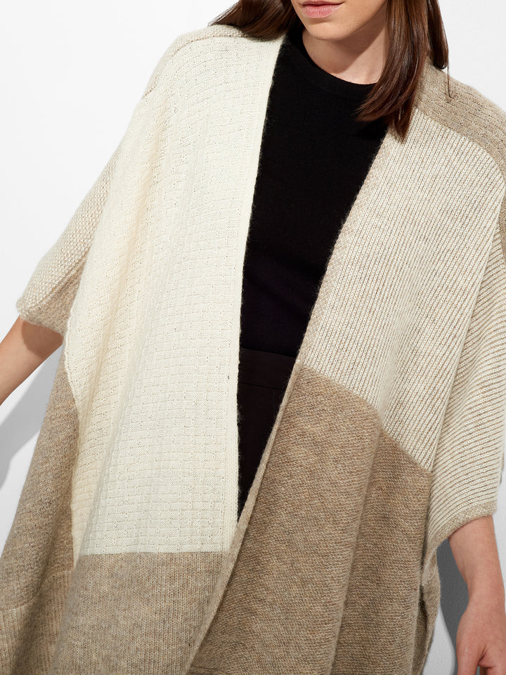 Zela Baby Alpaca Cape Beige