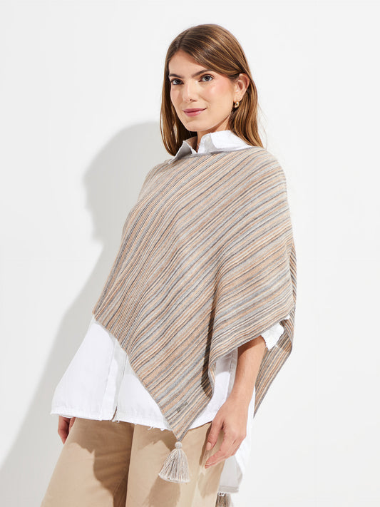 Walnut Grey Cotton Cape