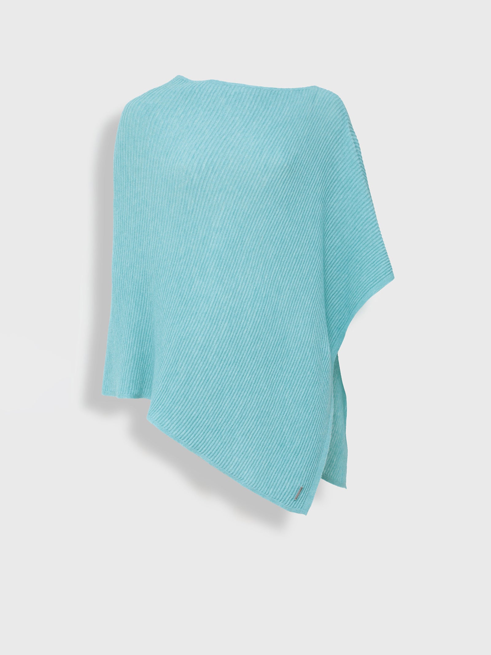 Ypanema Turquoise Cotton Poncho