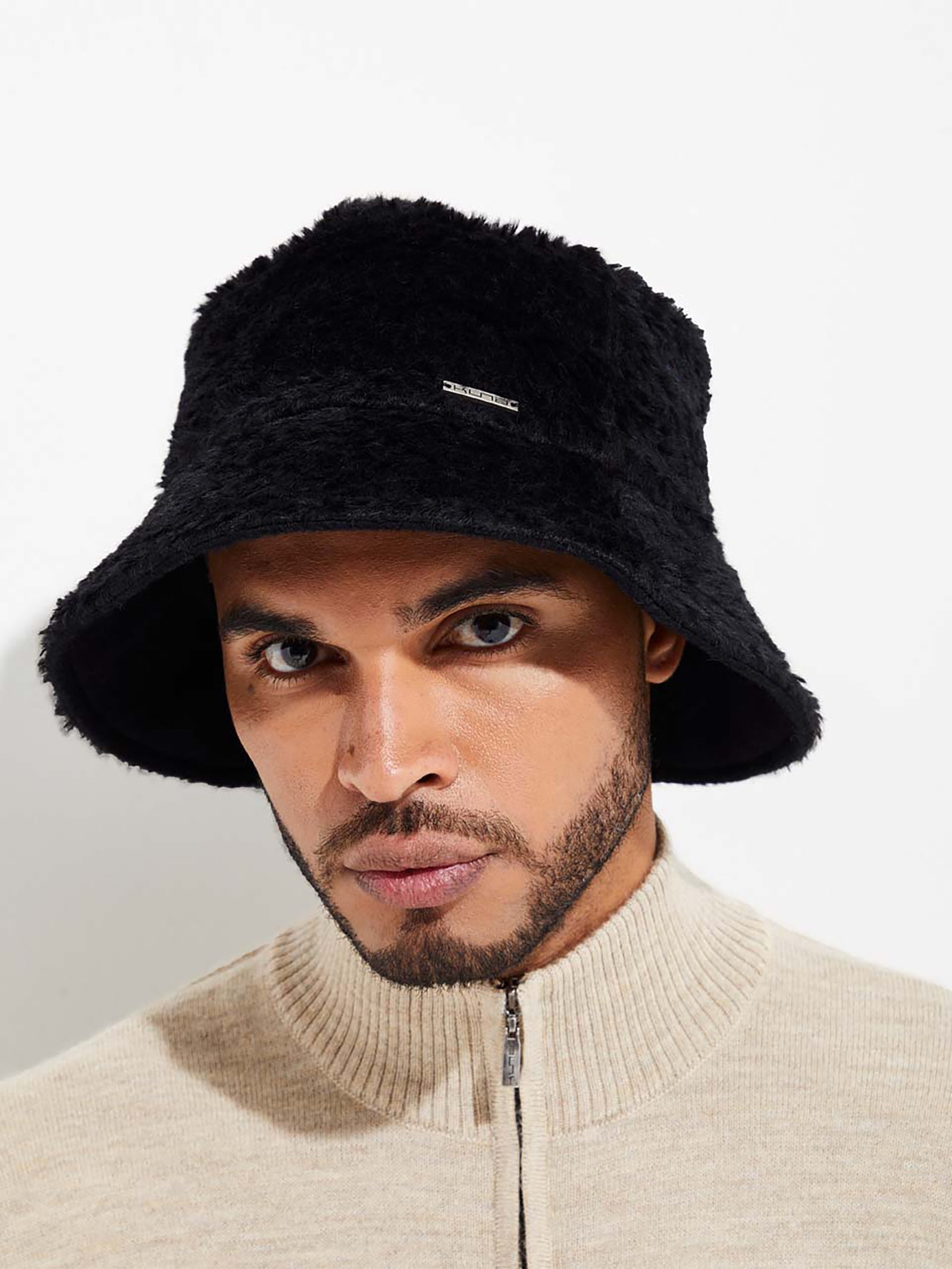 Gorro Young De Baby Alpaca Color Negro