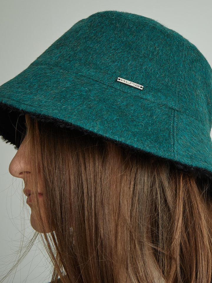 Gorro Young De Baby Alpaca Color Verde