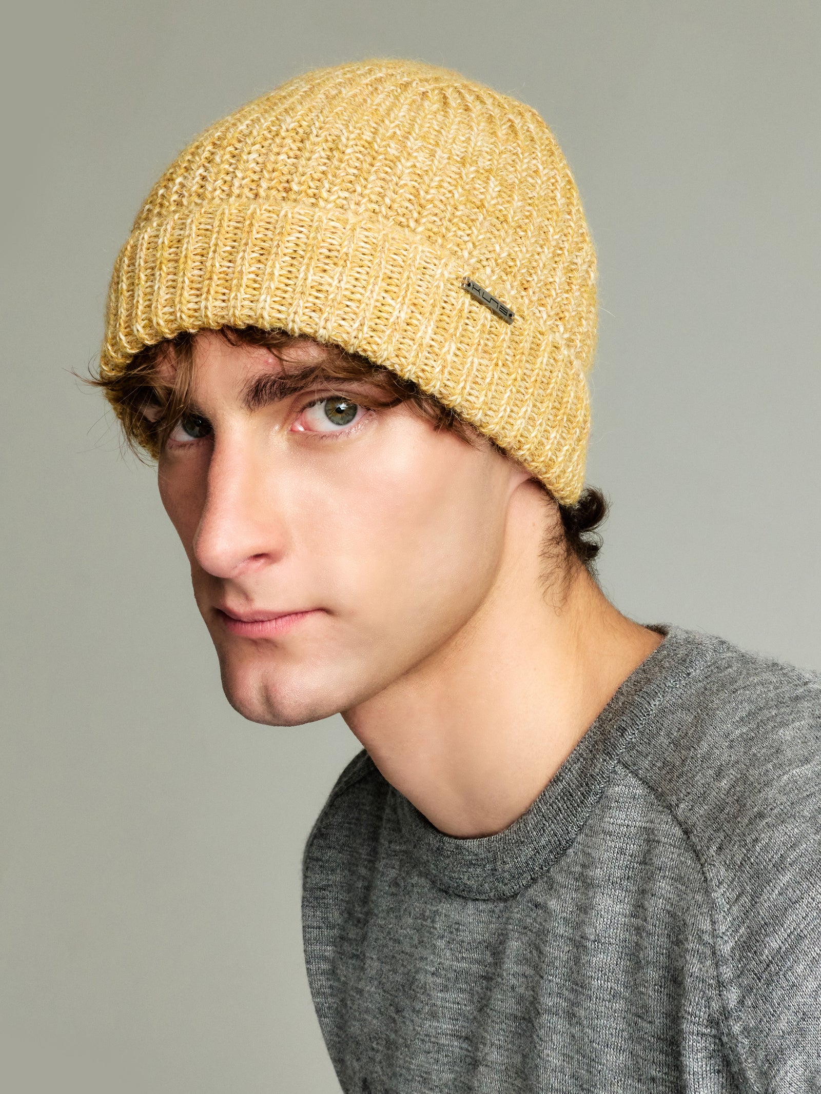 Gorro Ubicate Hat De Baby Alpaca Color Amarillo