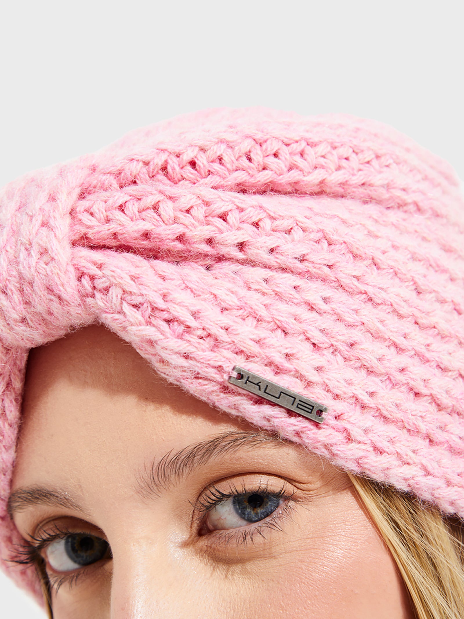 Gorro Vulcano De Baby Alpaca Color Rosado