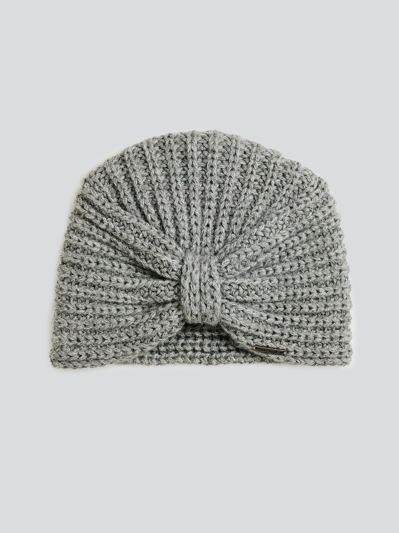 Gorro Vulcano De Baby Alpaca Color Gris