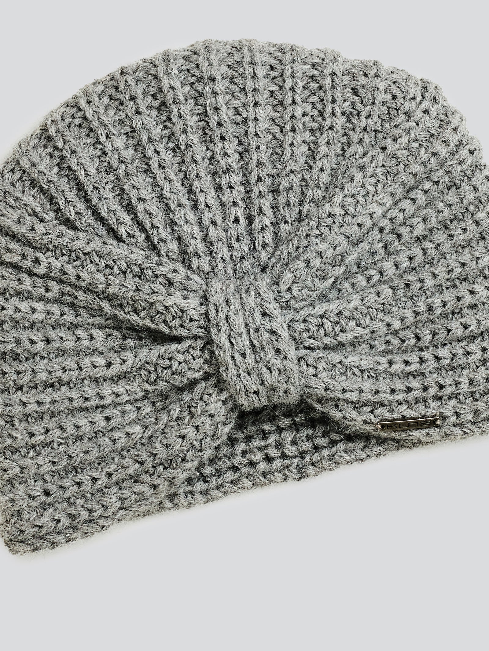 Gorro Vulcano De Baby Alpaca Color Gris