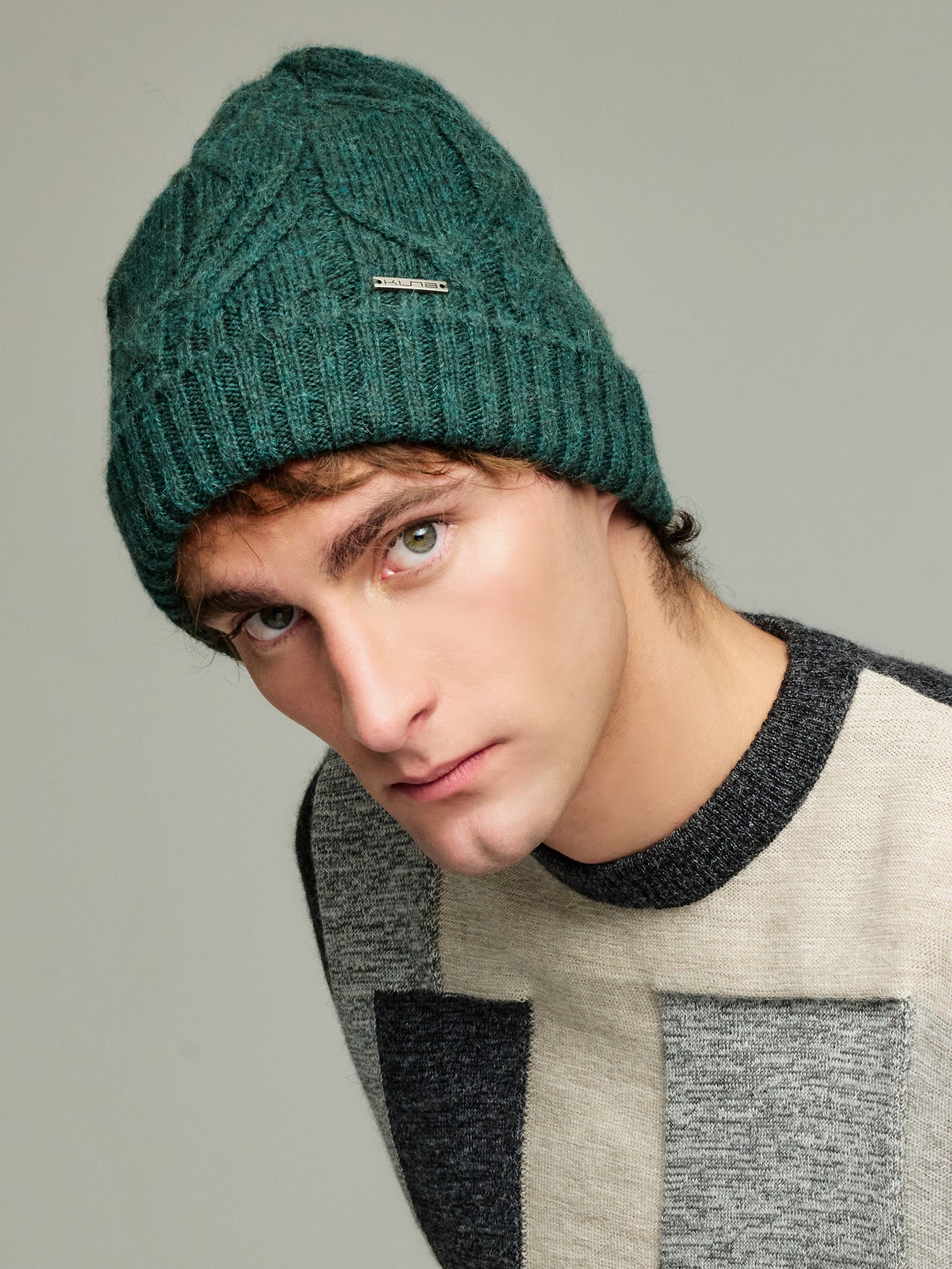 Gorro Yann De Baby Alpaca Color Verde