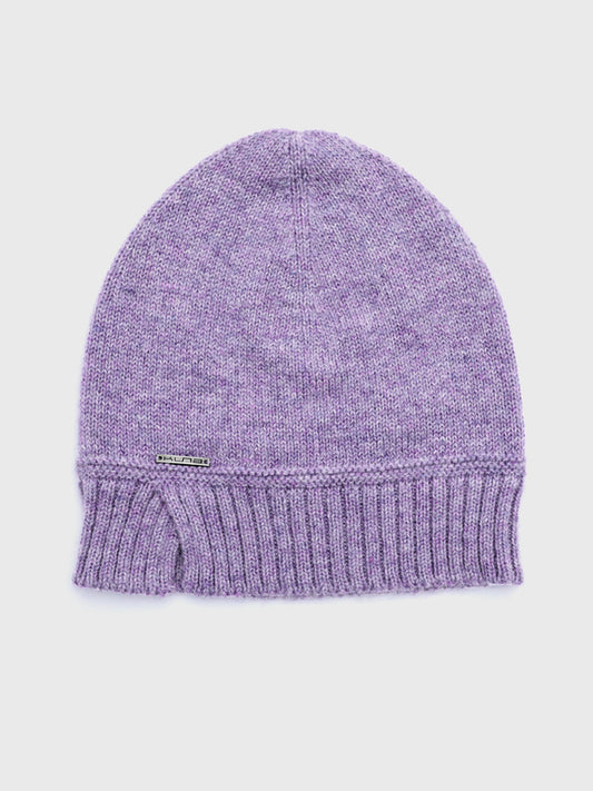 Gorro Yrma De Baby Alpaca Color Morado