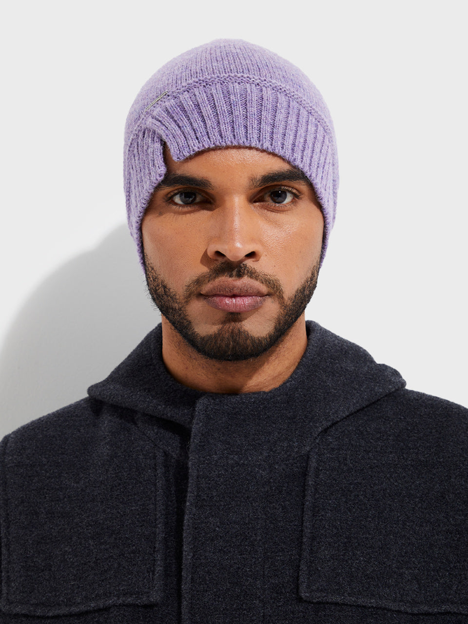 Gorro Yrma De Baby Alpaca Color Morado