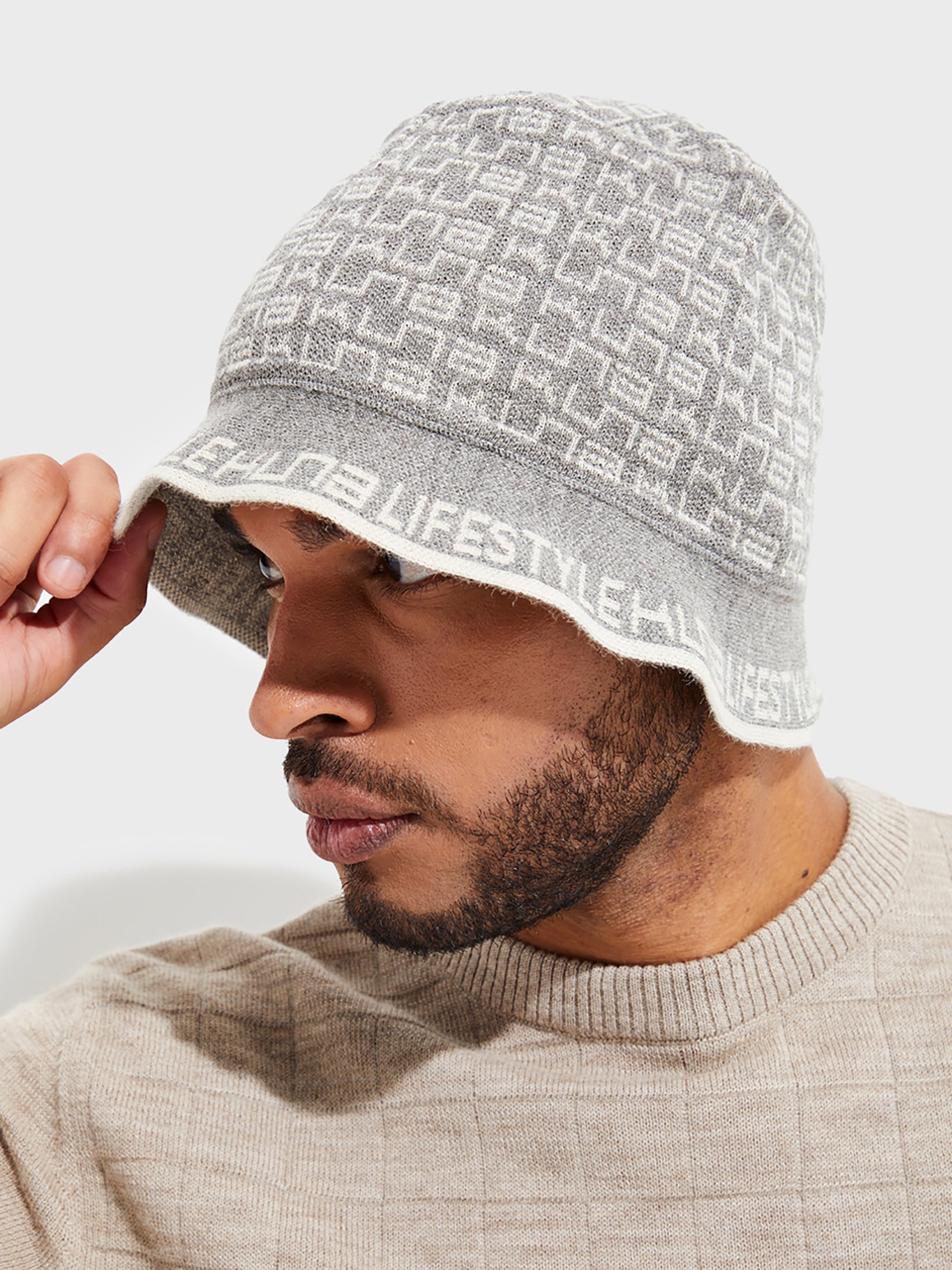 Yarita Baby Alpaca Beanie, Gray
