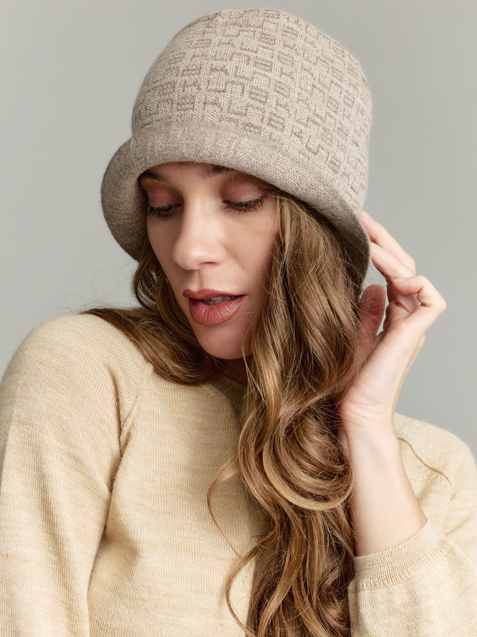 Gorro Yarita De Baby Alpaca Color Beige