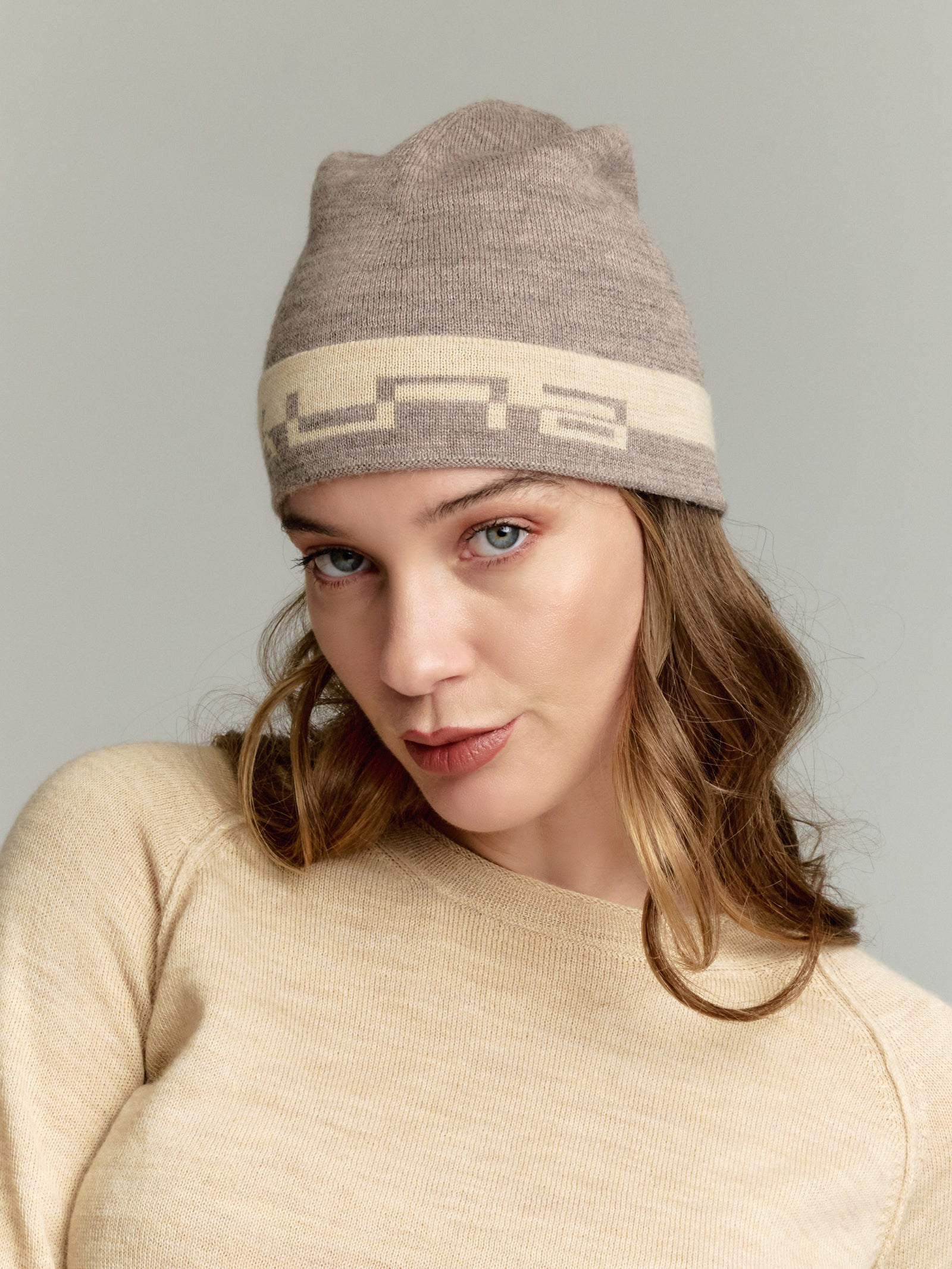 Gorro Yari De Baby Alpaca Color Beige