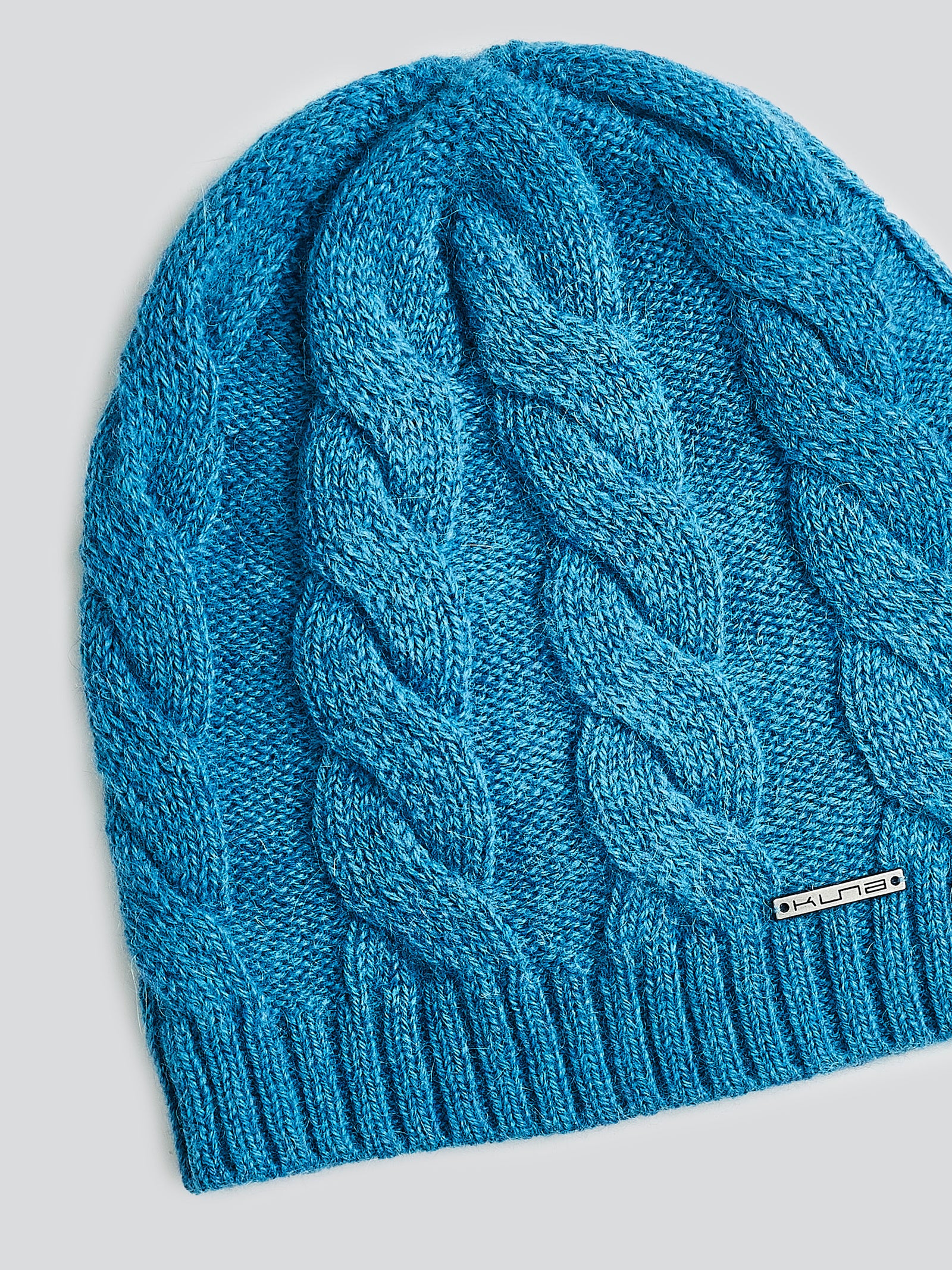 Gorro Yarela De Baby Alpaca Color Celeste