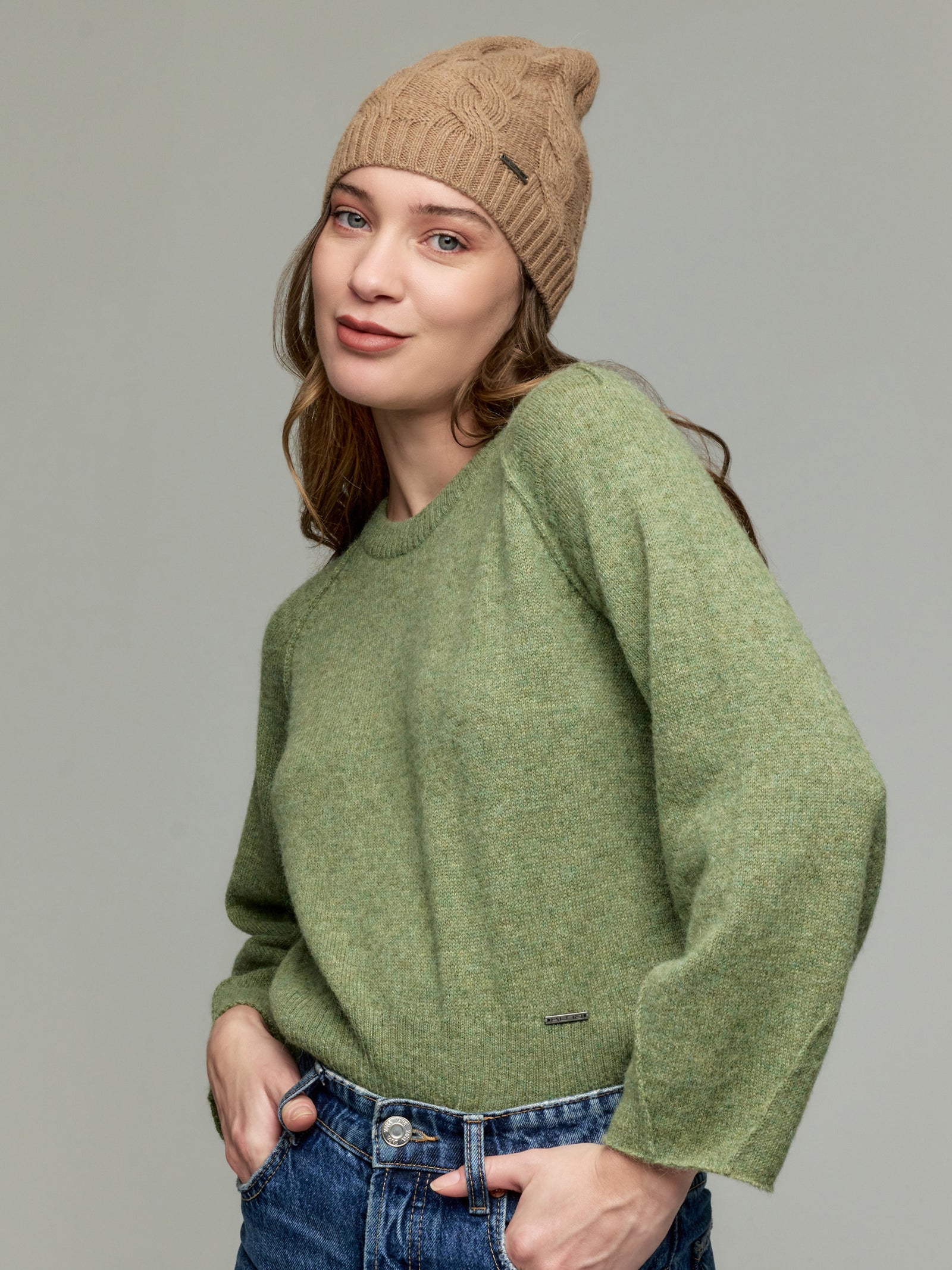 Yarela Baby Alpaca Hat Camel Color