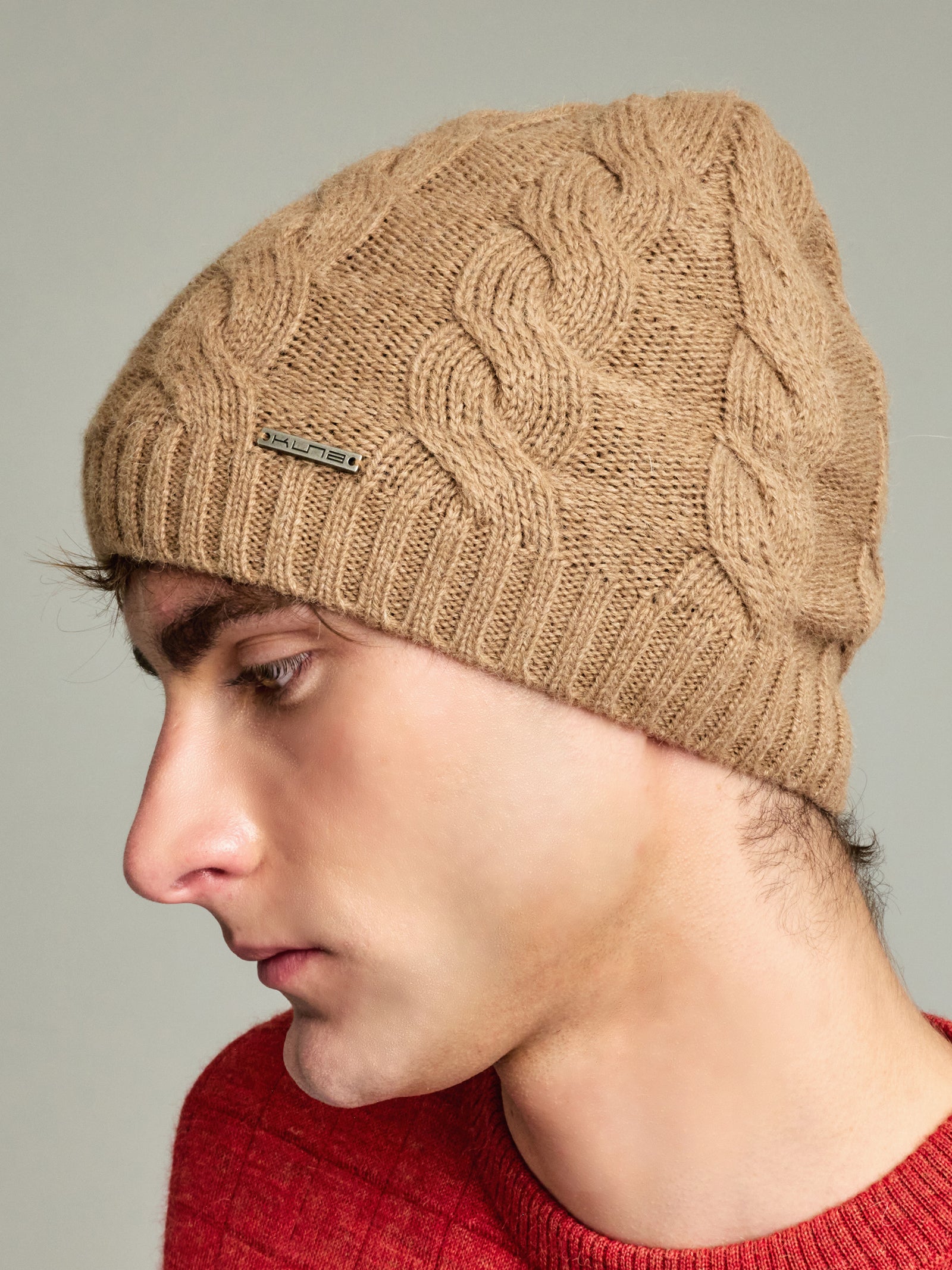 Yarela Baby Alpaca Hat Camel Color