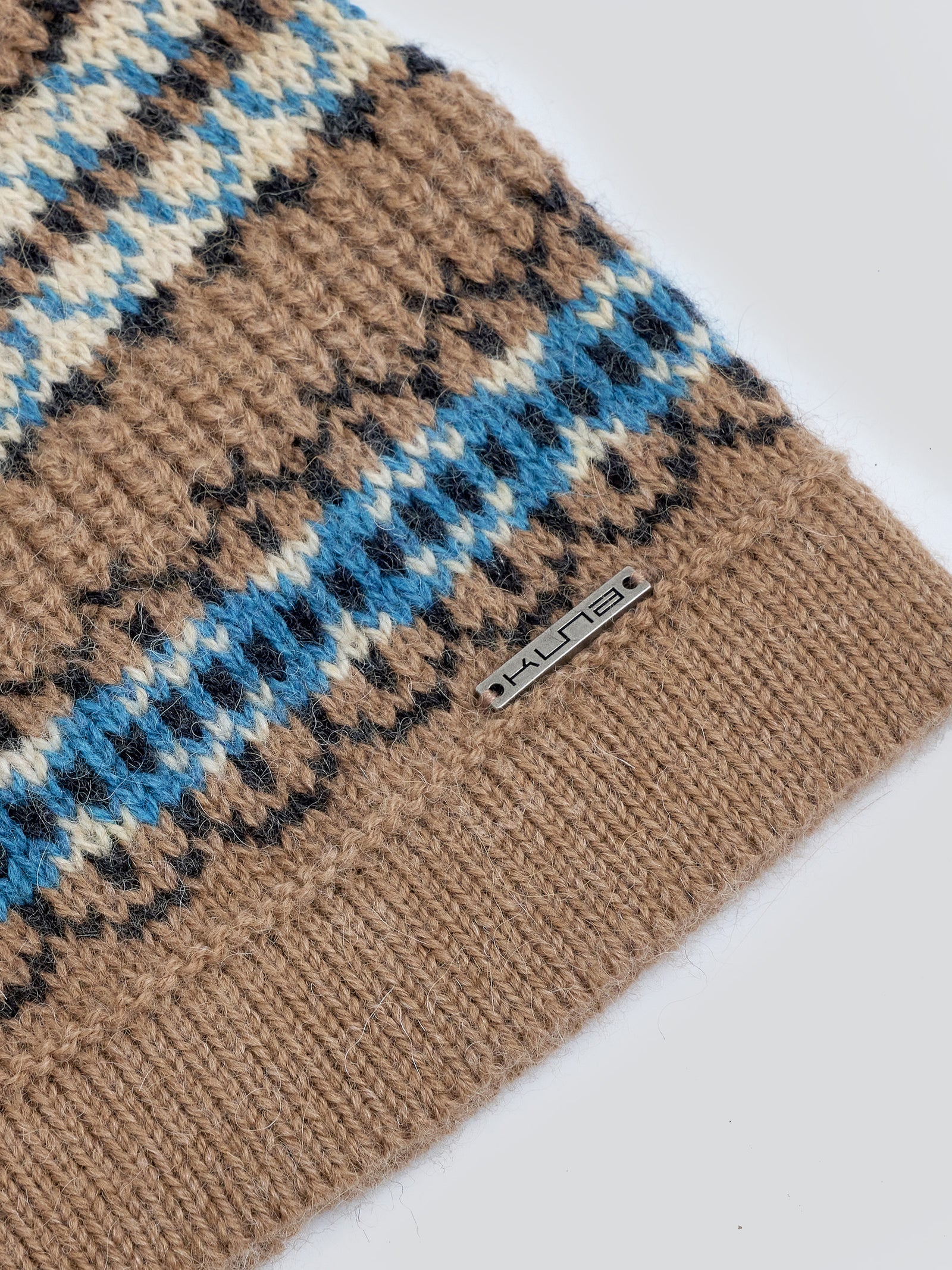 Camel Baby Alpaca Yoke Hat