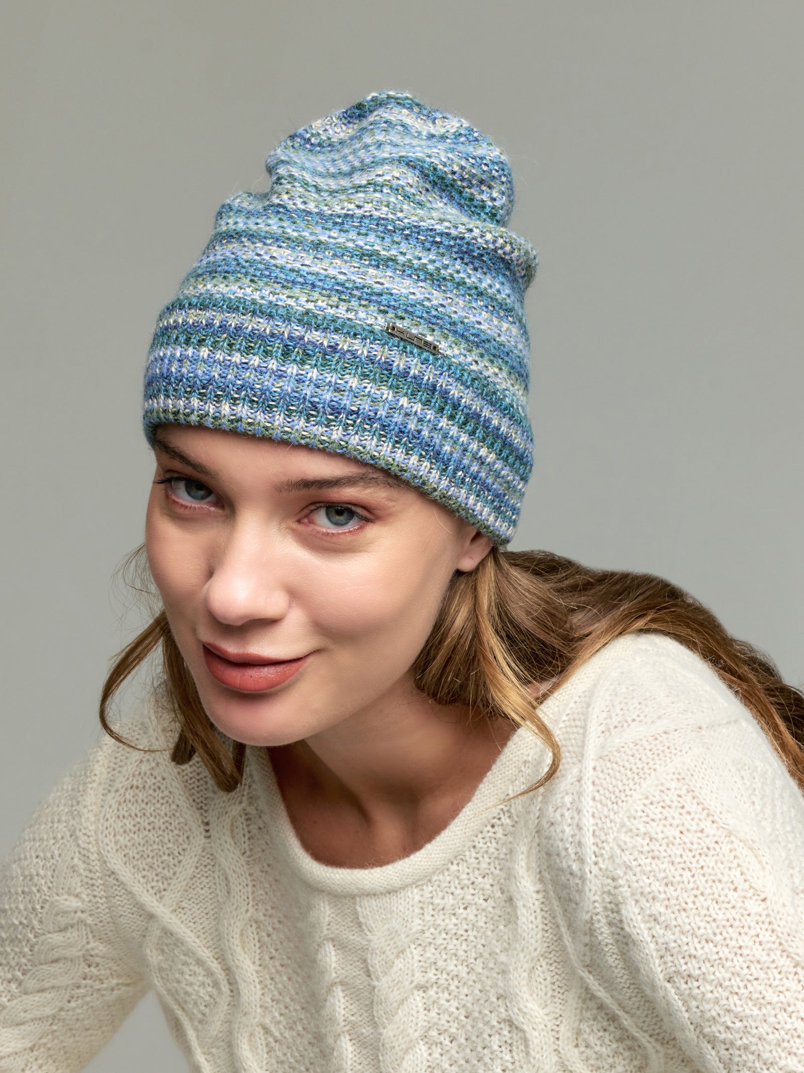 Gorro Yudith De Baby Alpaca Color Verde