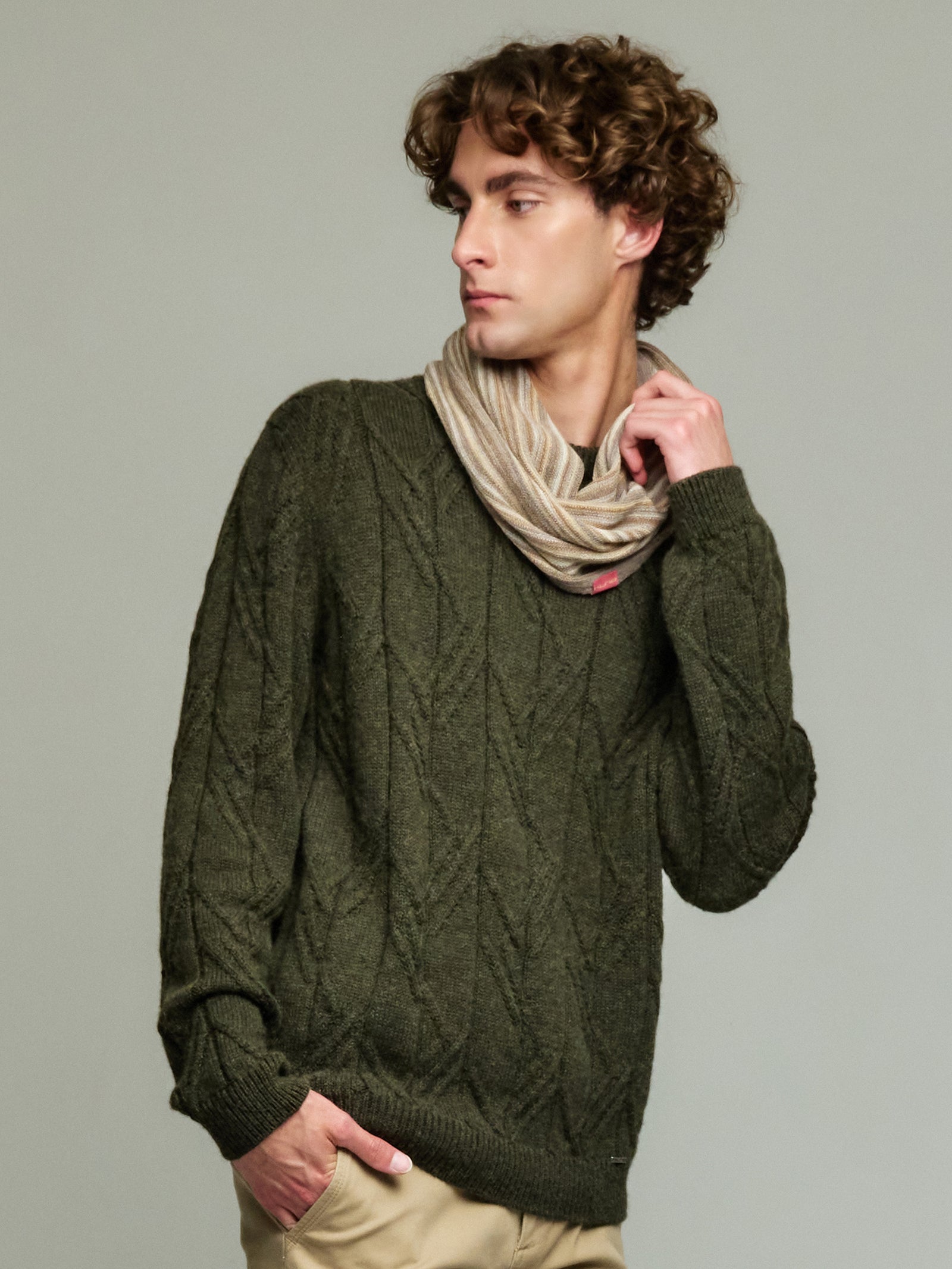 Chalina Yanis De Baby Alpaca Color Beige
