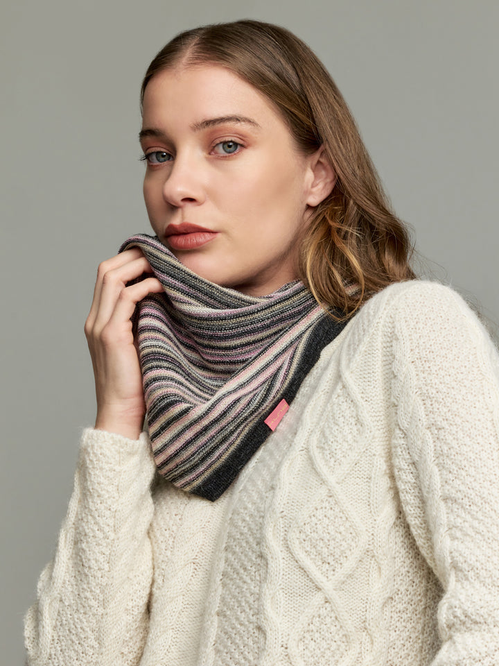 Yanis Baby Alpaca Scarf in Pink