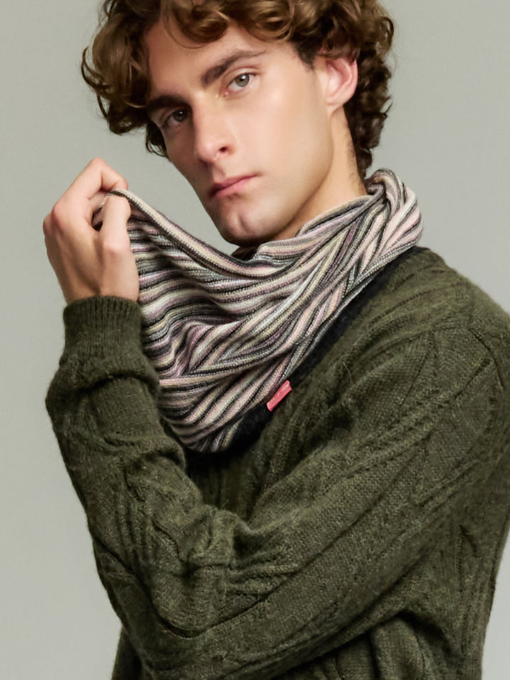 Yanis Baby Alpaca Scarf in Pink