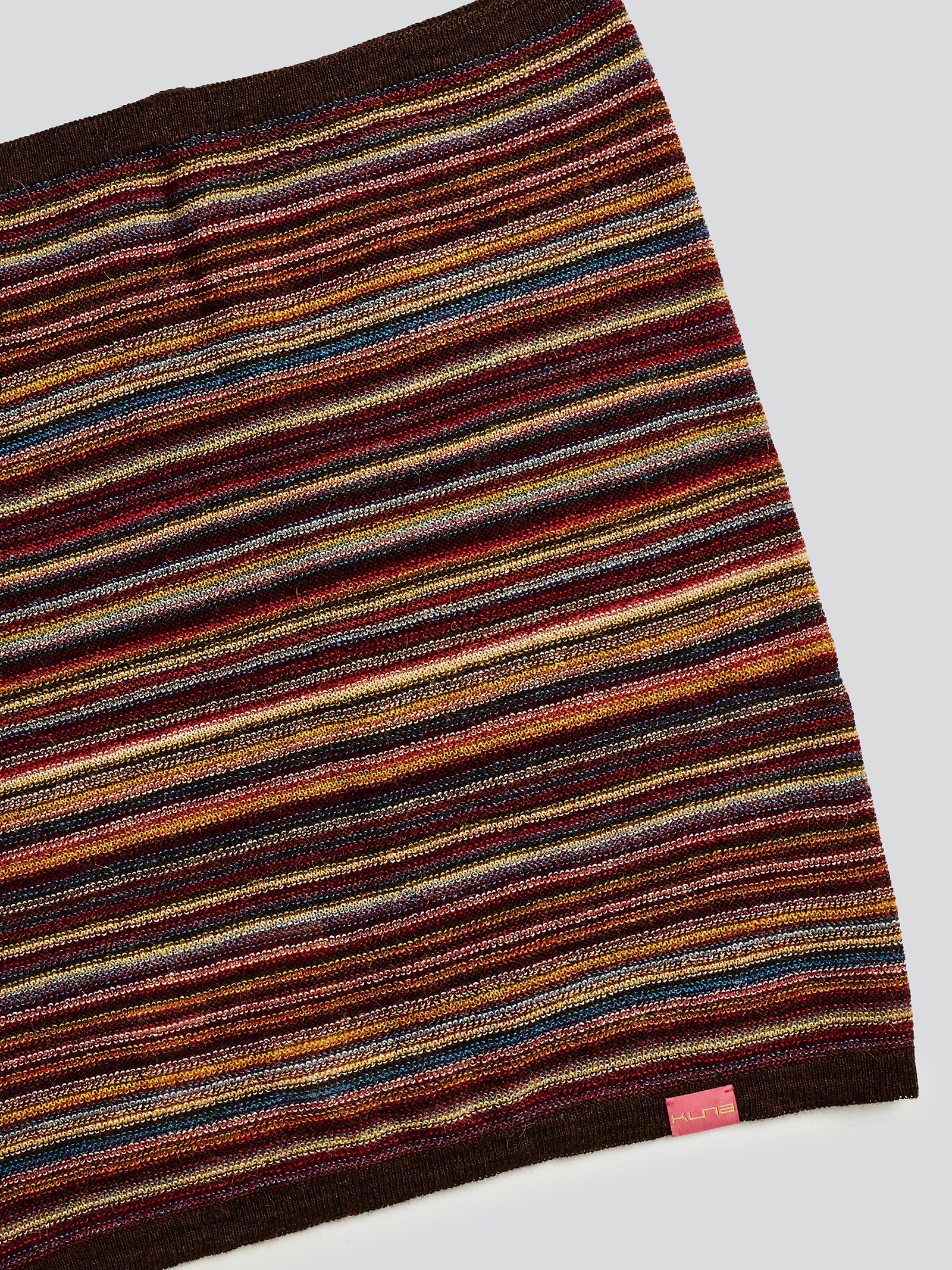 Yanis Baby Alpaca Scarf Brown Color