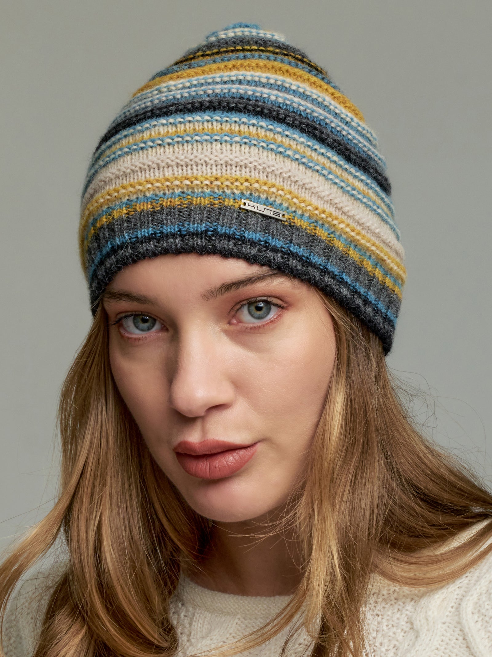 Yavoy Baby Alpaca Hat in Grey