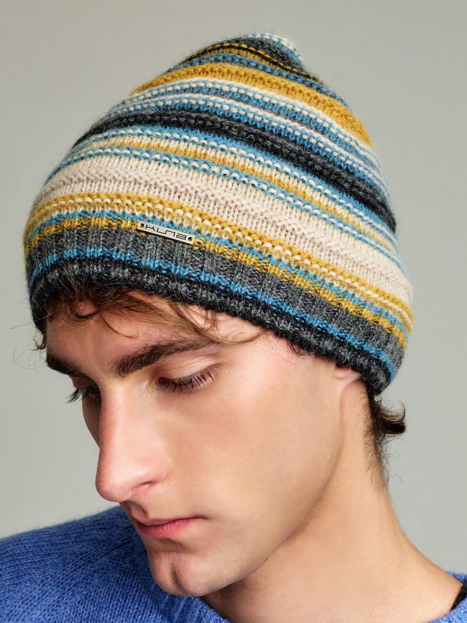 Yavoy Baby Alpaca Hat in Grey