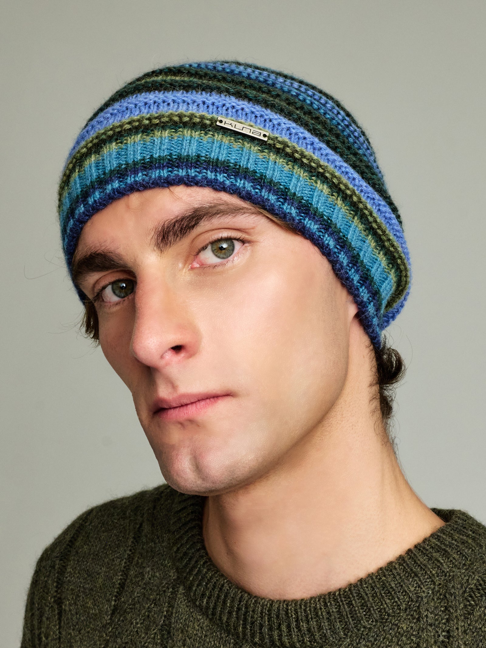 Yavoy Baby Alpaca Hat in Light Blue