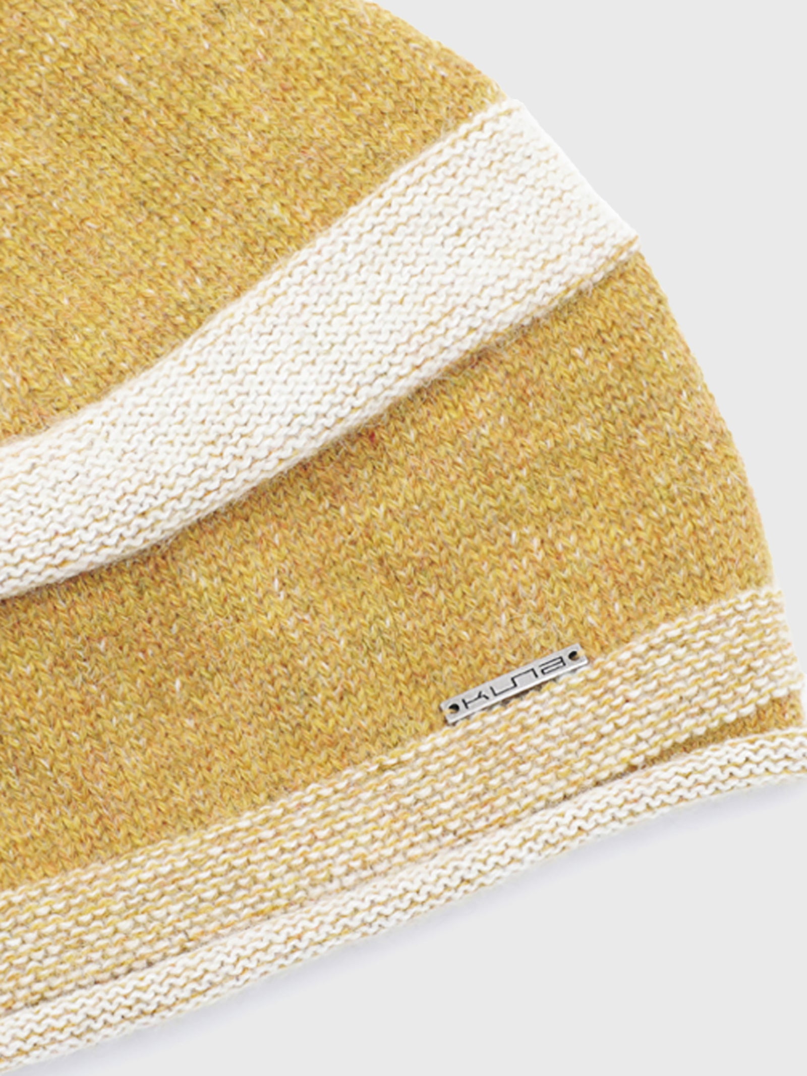 Gorro Ydris De Baby Alpaca Color Amarillo