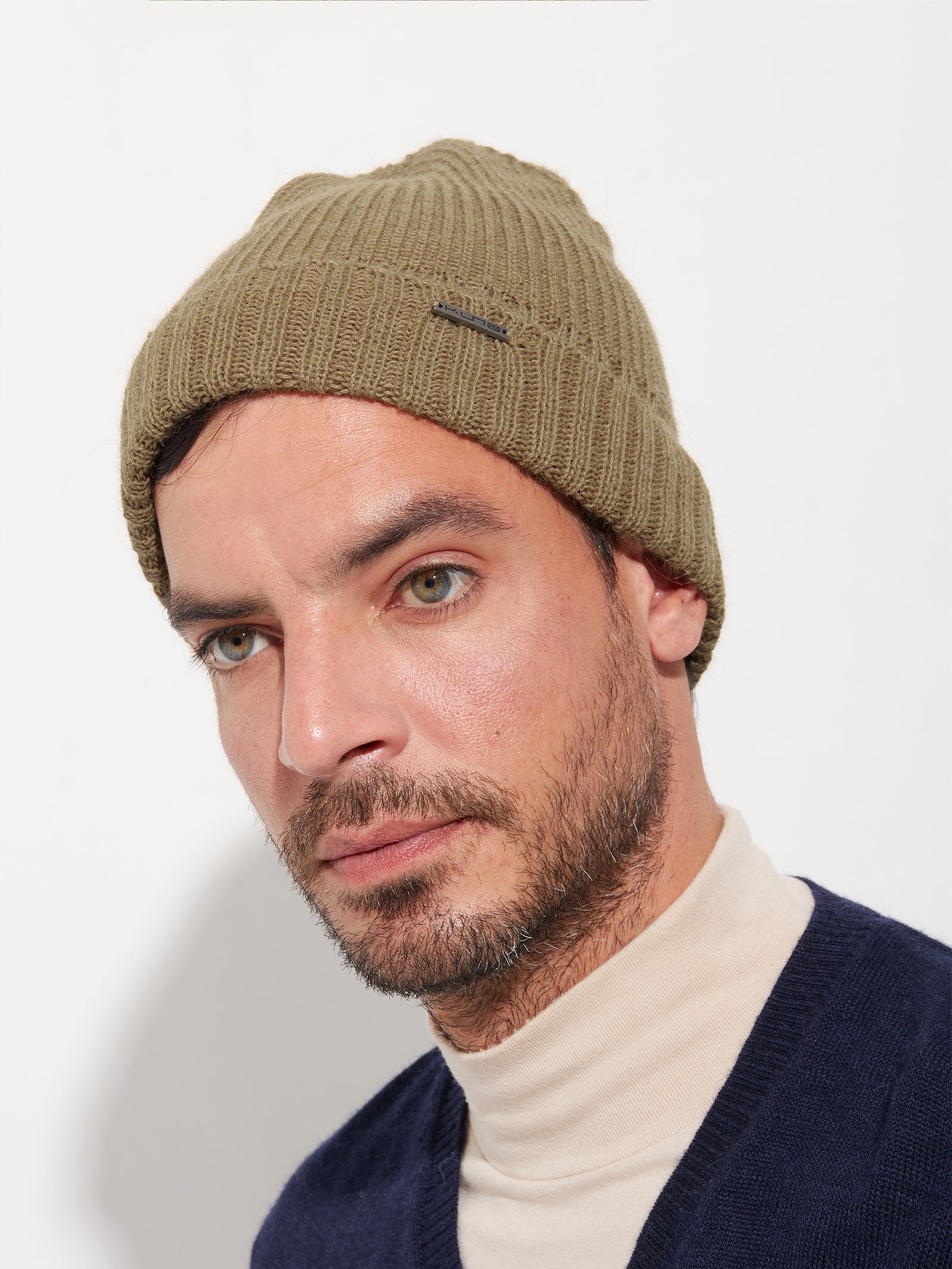 Apostrophe Baby Alpaca Brown Beanie