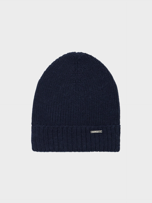 Gorro Apostrofe De Baby Alpaca Color Azul