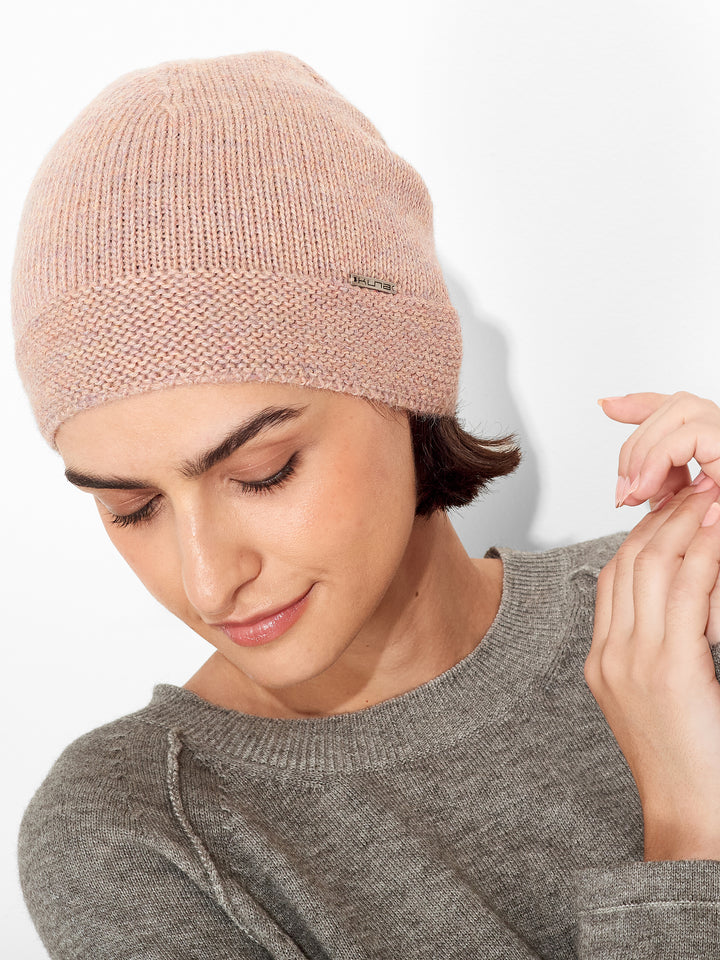 Gorro Zafiro De Baby Alpaca Color Rosado