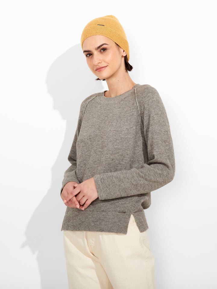 Gorro Zafiro De Baby Alpaca Color Amarillo