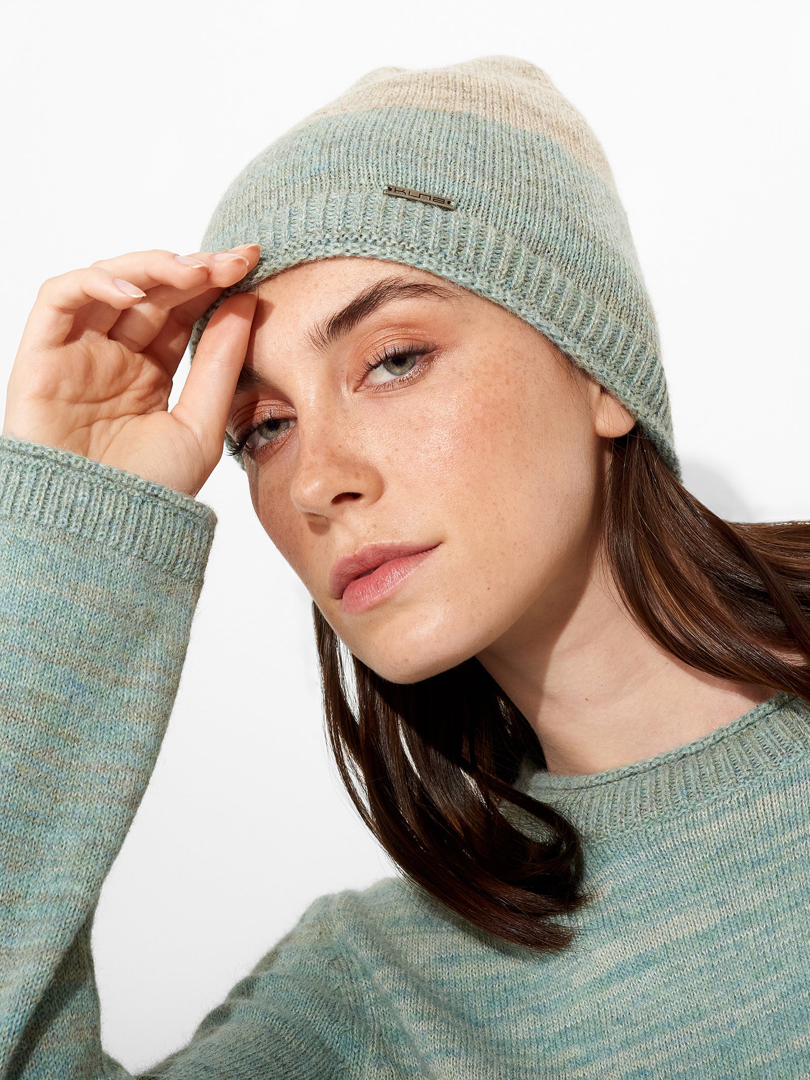 Zoe Baby Alpaca Hat Sky Blue