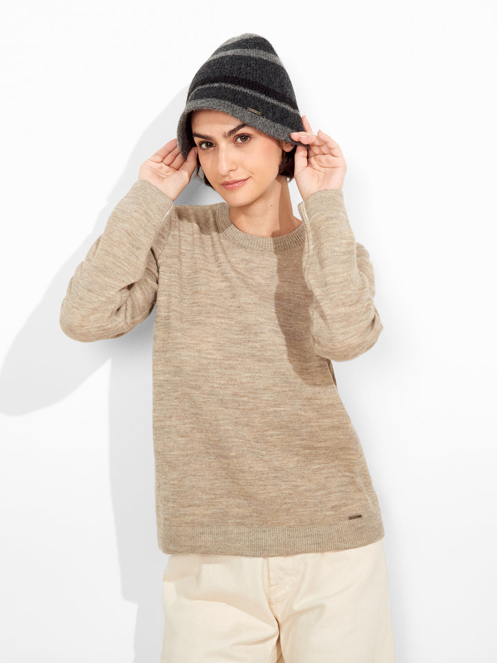 Gorro Zadiel De Baby Alpaca Color Gris