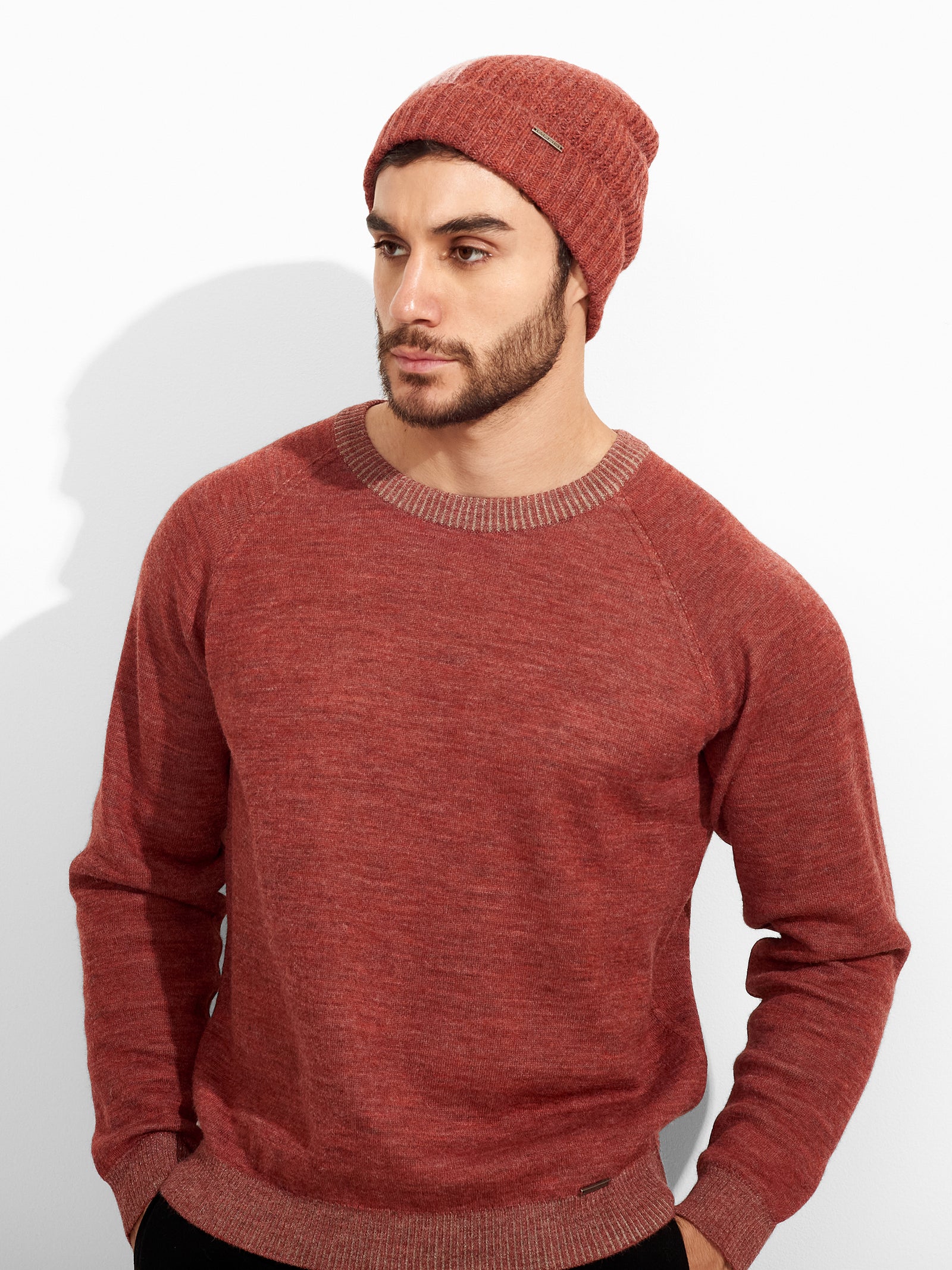 Gorro Zut De Baby Alpaca Color Rojo