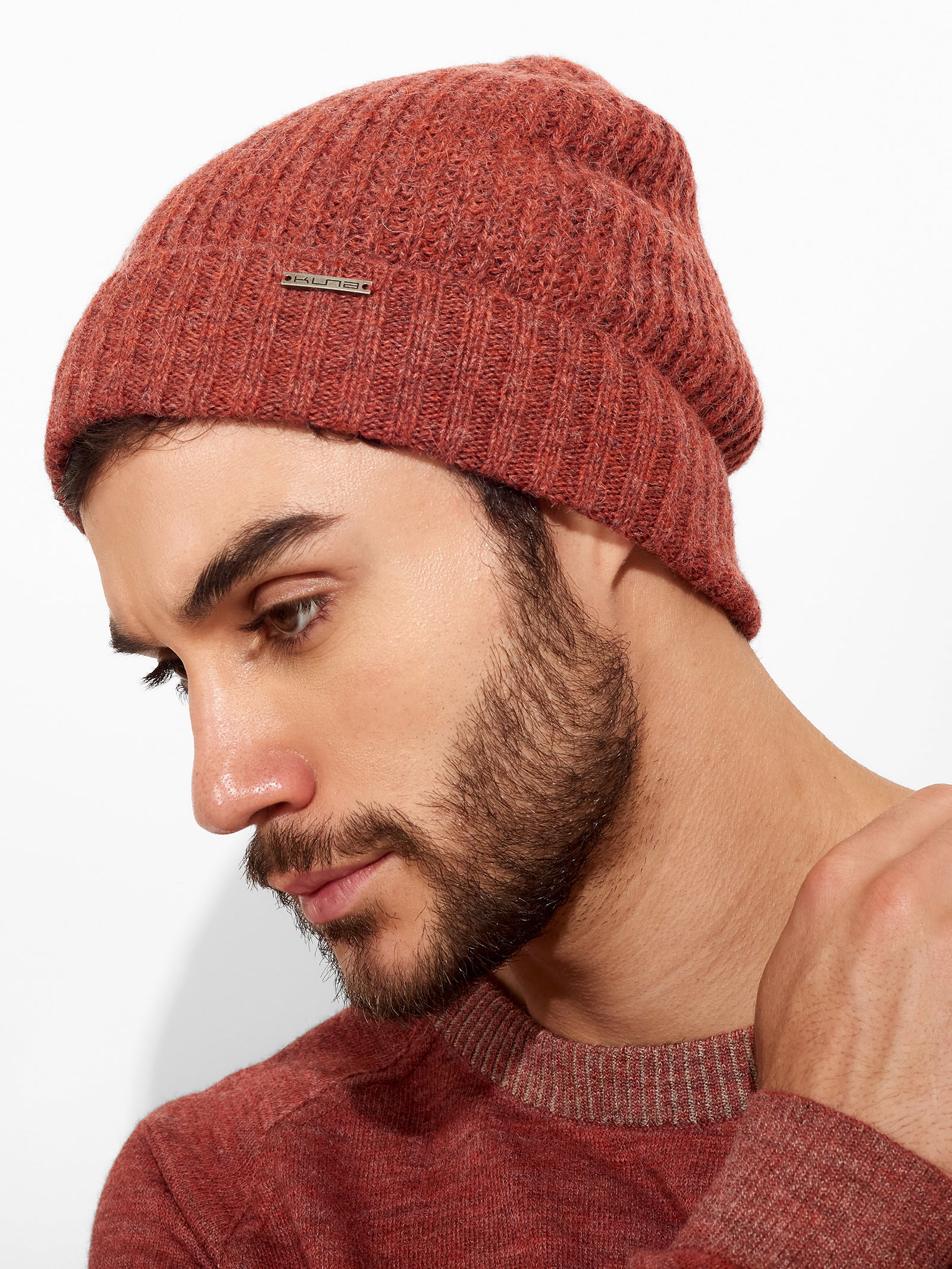 Gorro Zut De Baby Alpaca Color Rojo