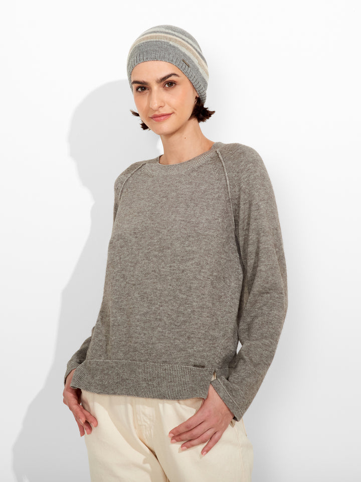 Gorro Zar De Baby Alpaca Color Gris