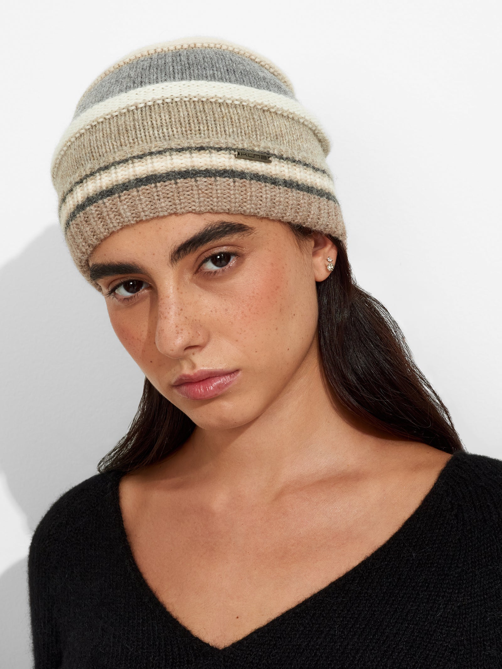 Gorro Zanni De Baby Alpaca Color Beige